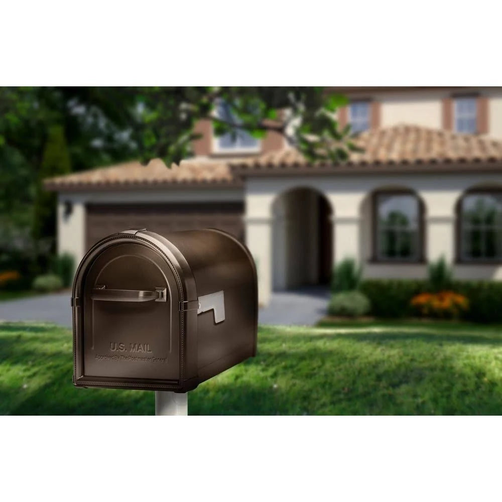 Black Post-Mount Mailbox N52503