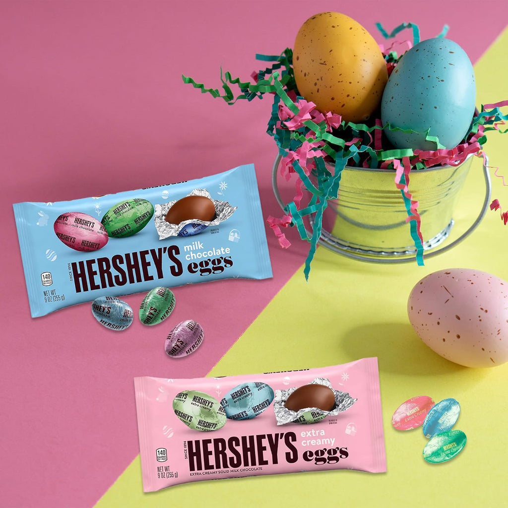 Milk Chocolate and Creamy Chocolate 2 Pack Easter Eggs E59553