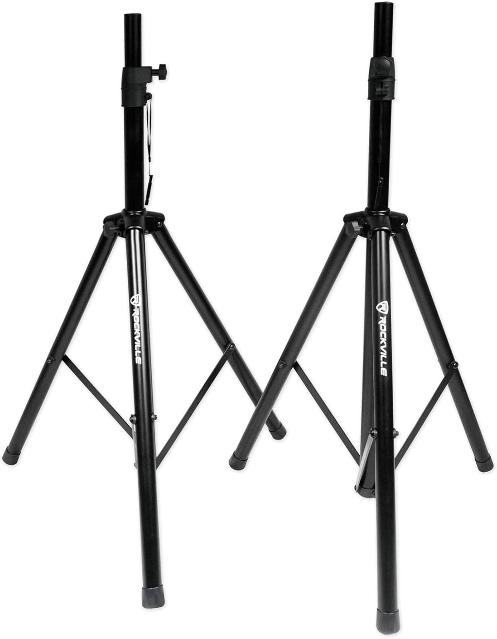 8 Passive 800W DJ PA Speakers 4 Ohm Stands Cables Case V673