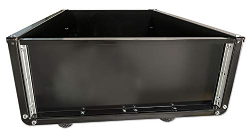 Black 750-Pound Max Utility Tow Behind Dump Cart L453125