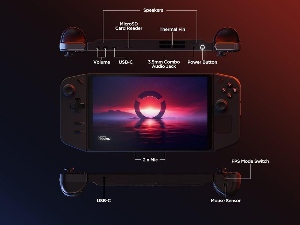 512GB 8.8-inch Touchscreen 144Hz 2K QHD Gaming Handheld F427029