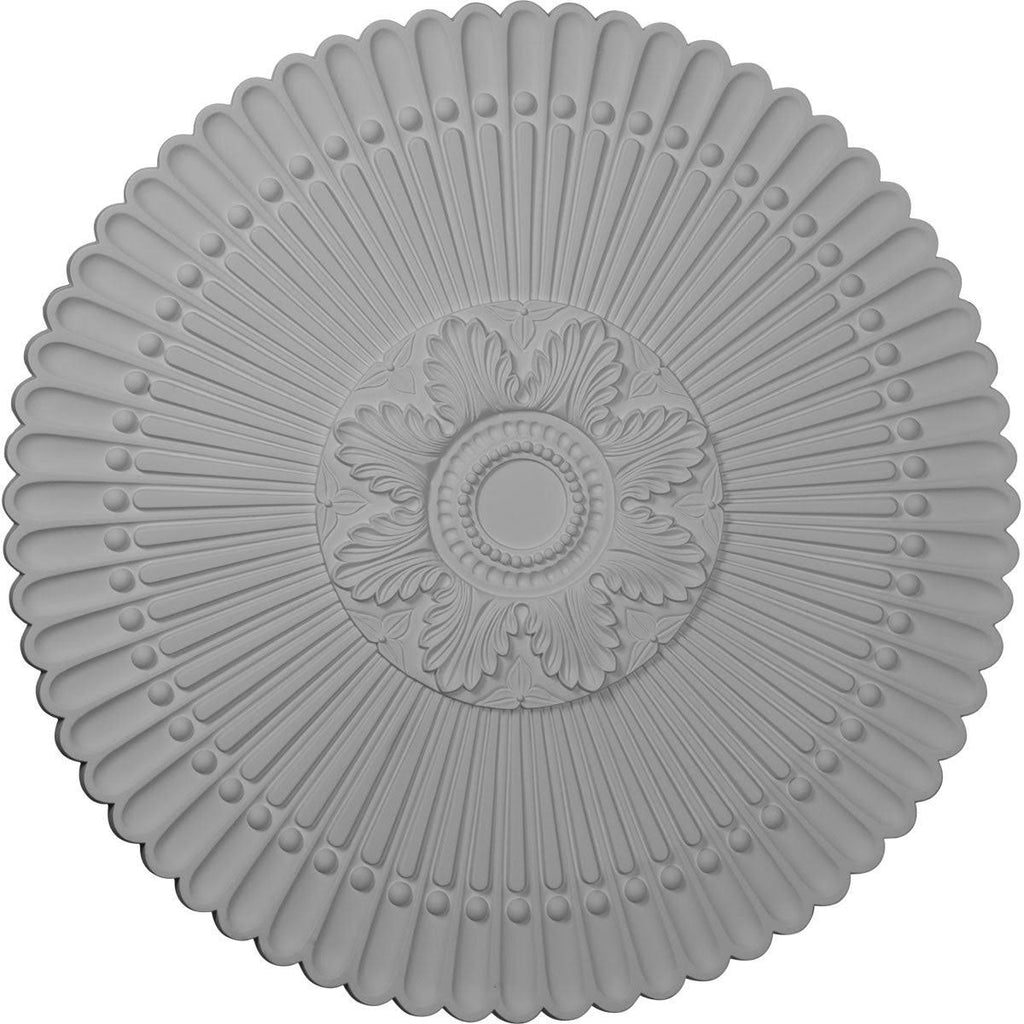 30x22OD x 1 1/4x22P Hand-Painted Ceiling Medallion E46275
