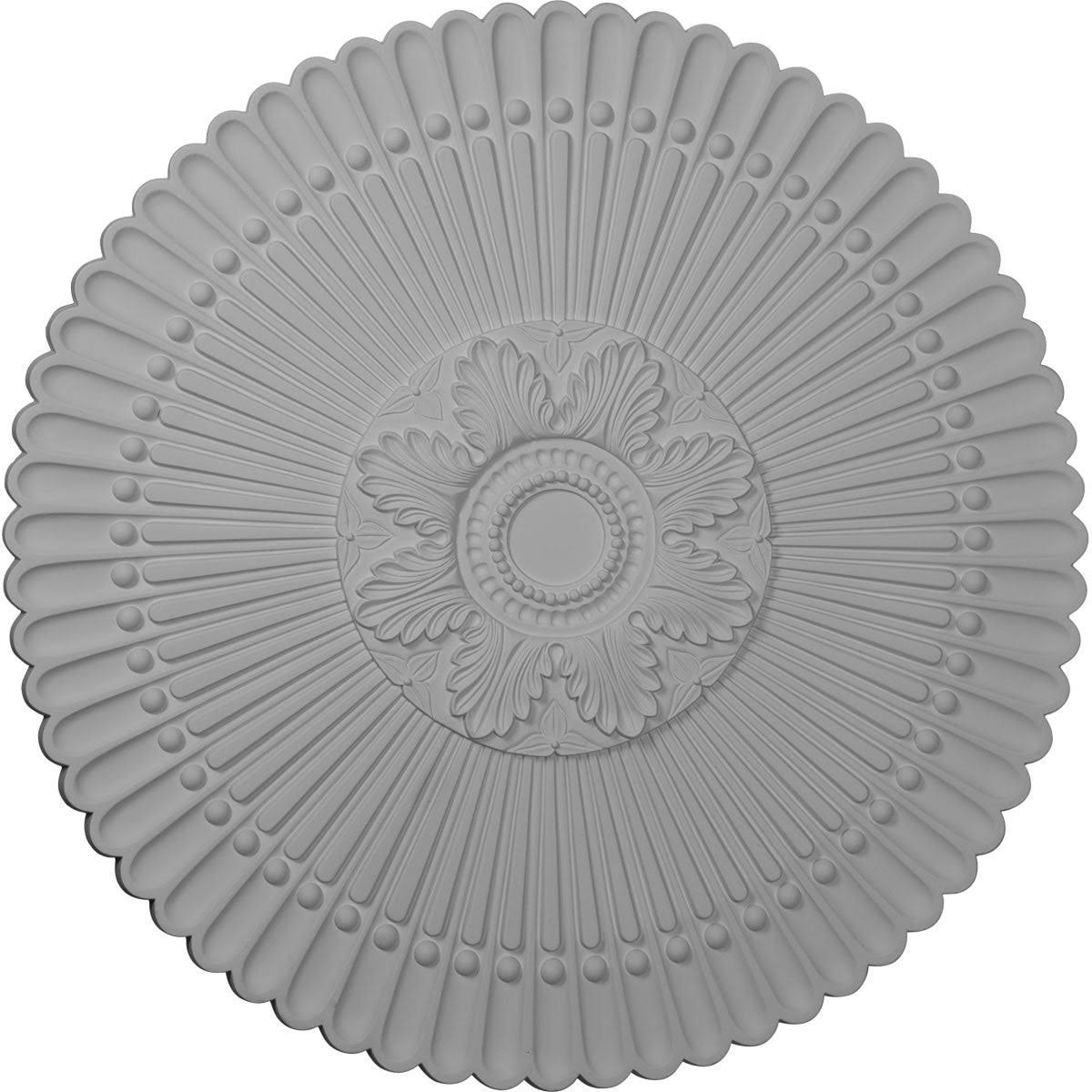 30x22OD x 1 1/4x22P Hand-Painted Ceiling Medallion E46275