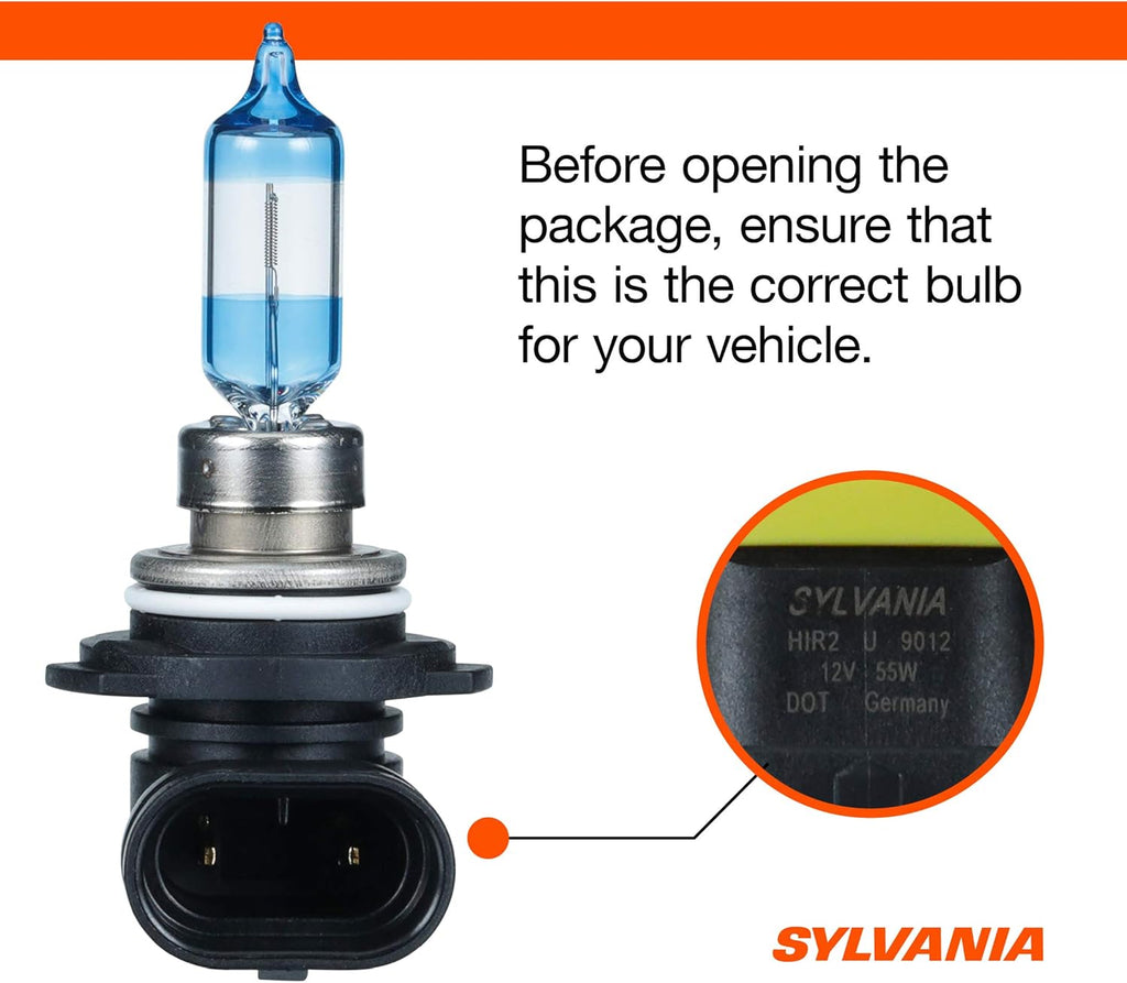 9012 SilverStar Ultra Halogen Headlight Bulb High Beam Low Beam Fog Replacement Bulb (Contains 2 Bulbs) Q3100