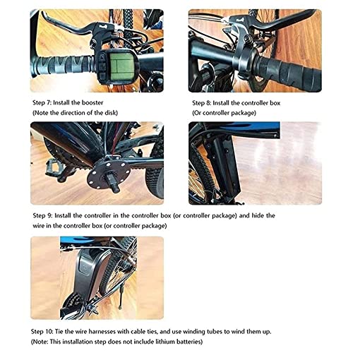 27.5in 48v 1500w Rear Wheel Electric Bicycle Conversion Kit K61565