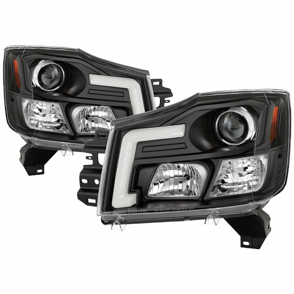 Black Projector Headlights C876360