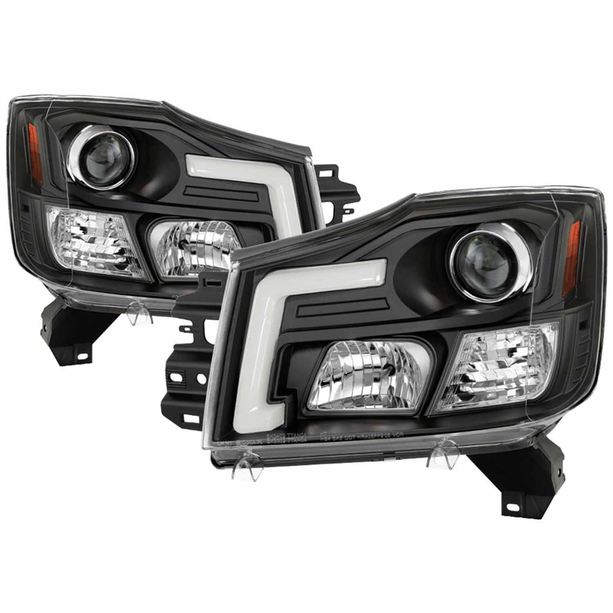 Black Projector Headlights C876360