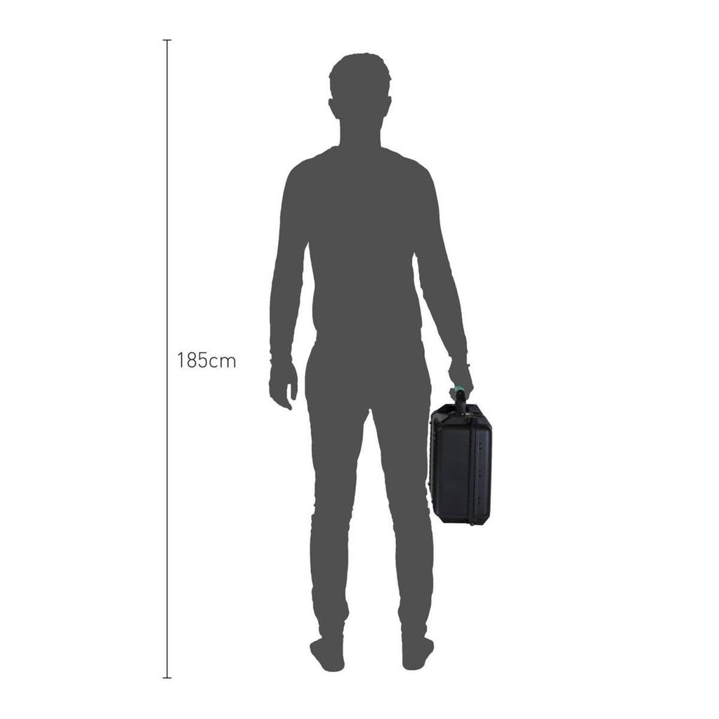 Hard Case with Foam (Black with Red Handle) R9212