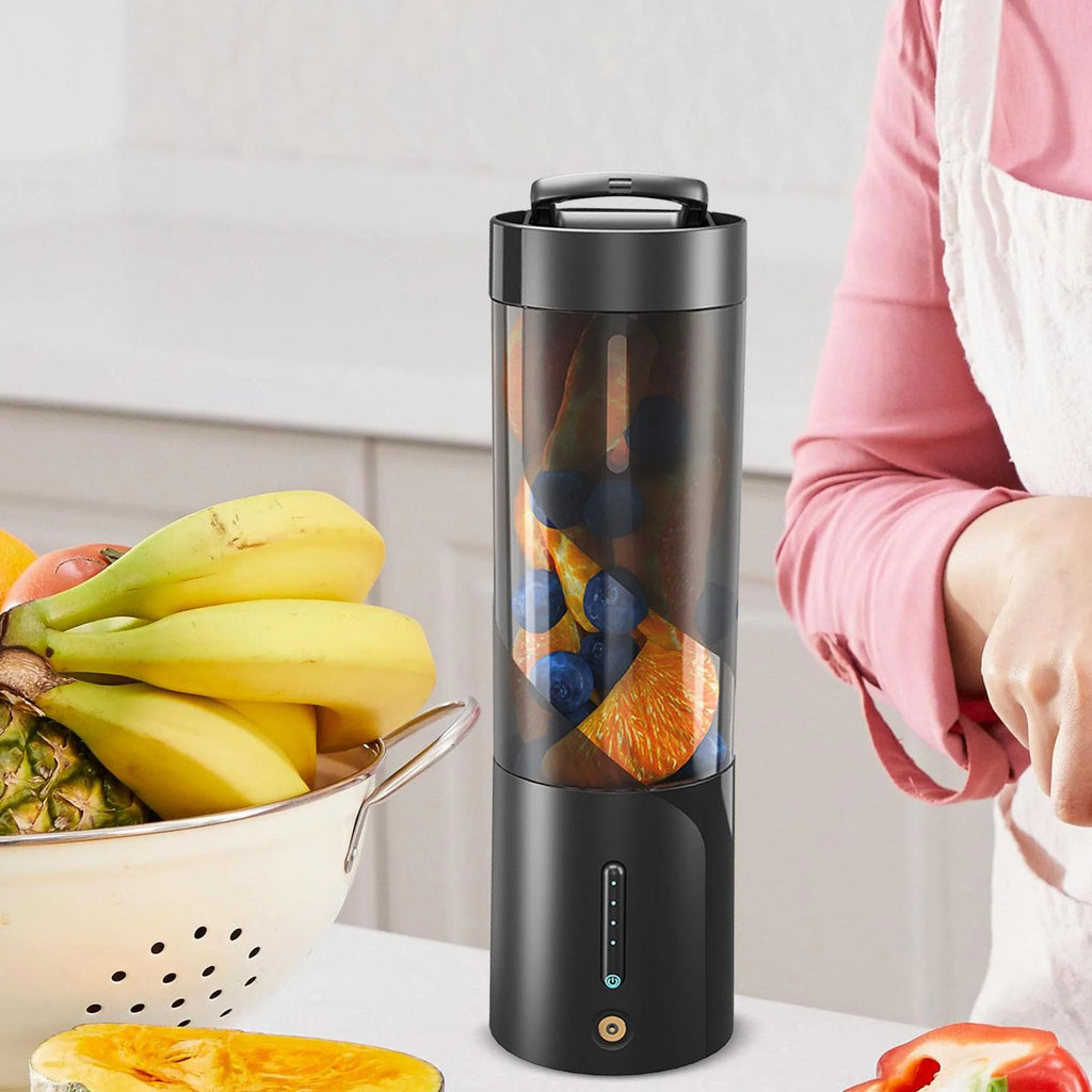 Black Portable Handheld Electric Juicer Blender U647