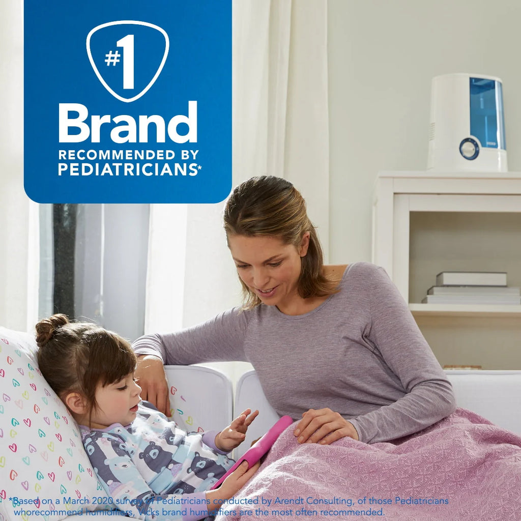 Blue Warm Mist Humidifier Y67647