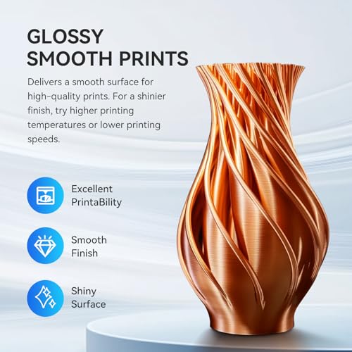 PLA Silk Filament Bundle Multicolor 1.75mm 250g Spool 8 Rolls 2kg A6410