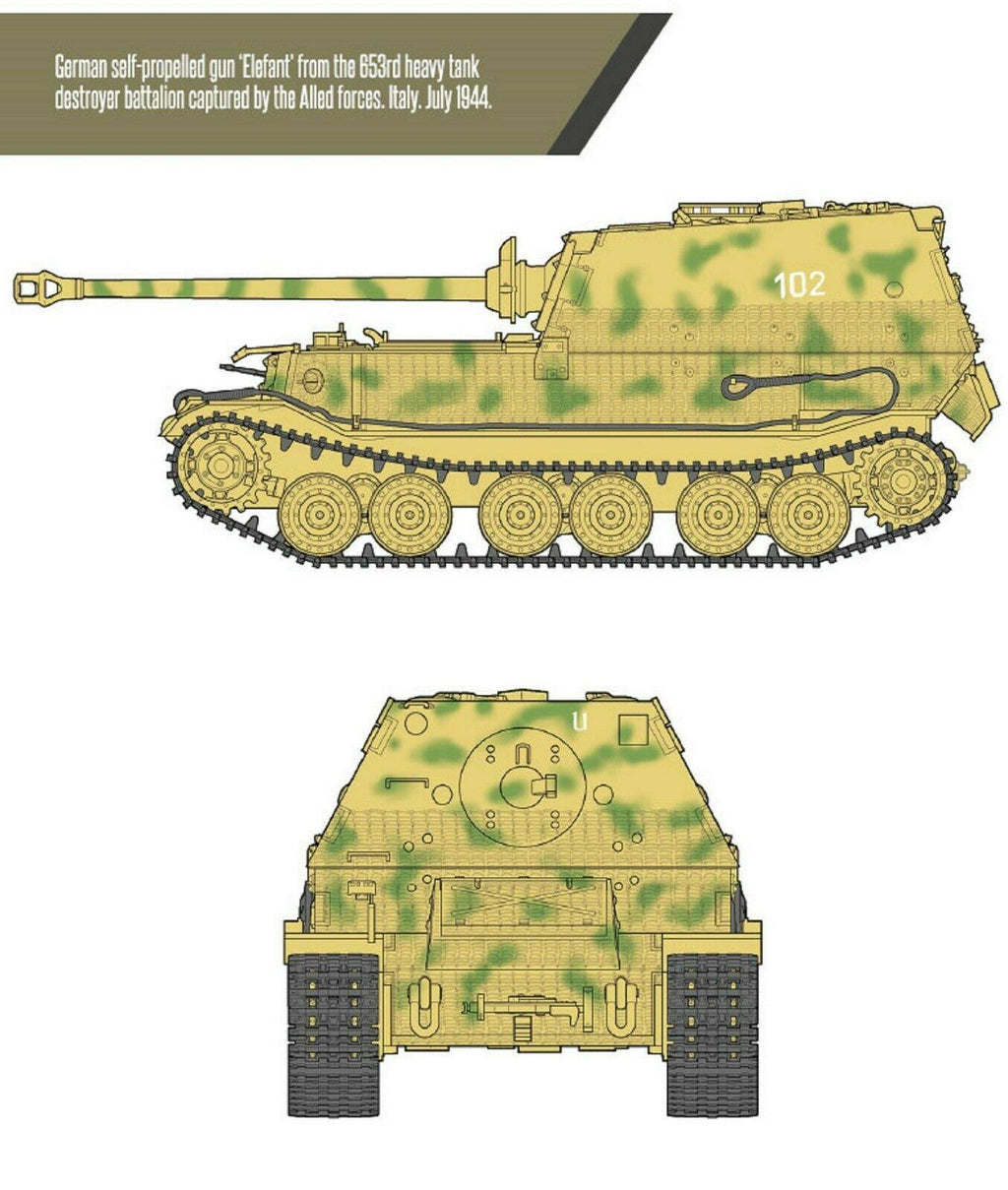 German Elefant Sd.Kfz.184 Tank Plastic Model Kit V75283