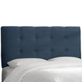Navy Tufted California King Panel Headboard A9283