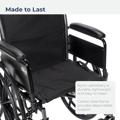 Light Weight Wheelchair with Flip Back Removable Arms, Swing Away Footrests, 20'' Seat W5963