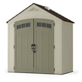 7 ft. 4 in. x 4 ft. 1 in. Resin Storage Shed R575
