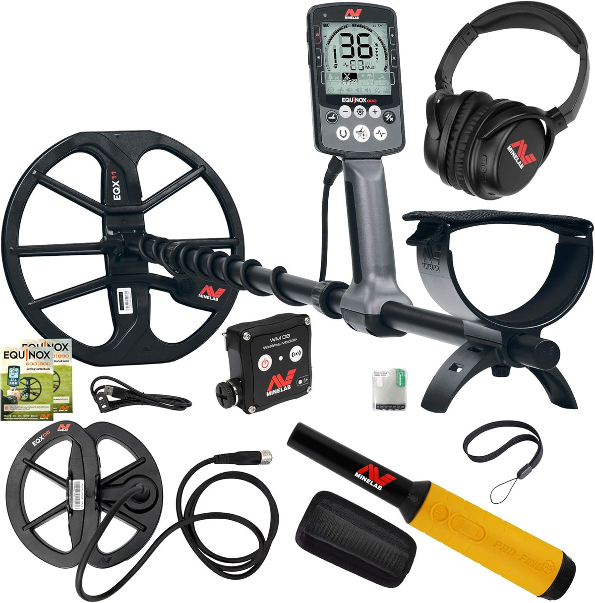 Metal Detector with 6" Coil and Pinpointer G5717