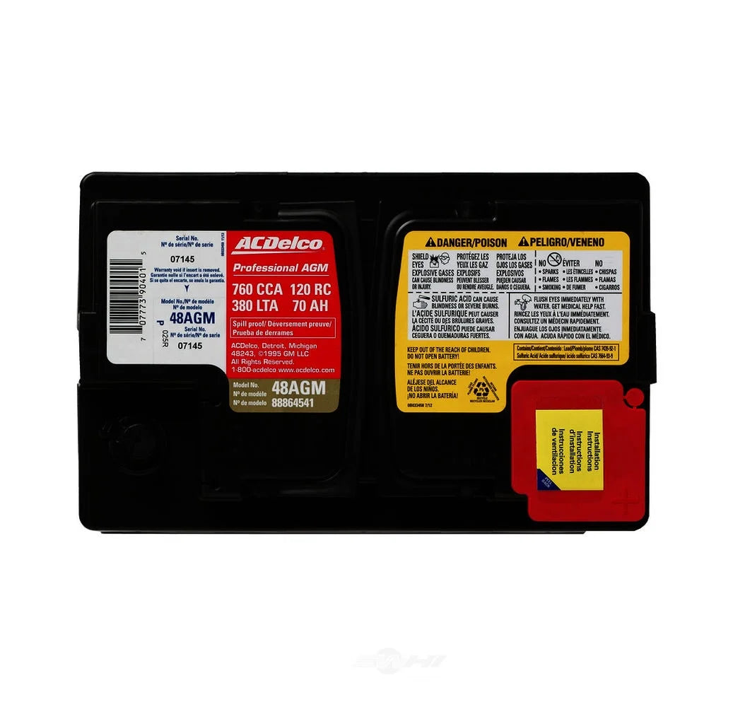 48AGM Vehicle Battery Y593