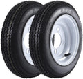 4.80-8 Trailer Tires with 8'' Rims, 4 Lug on 4'', Load Range C, 6PR A1589