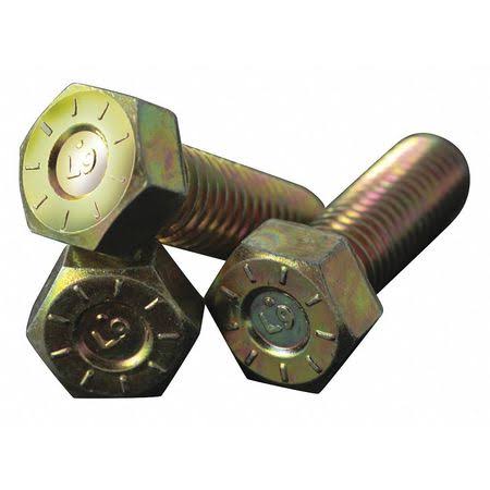5/8 inch-11 Grade 9 Hex Head Cap Screw, Alloy Steel, Pk 25 P503