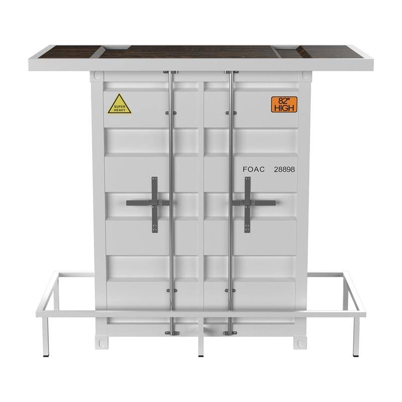 White Metal Bar Table Q1612