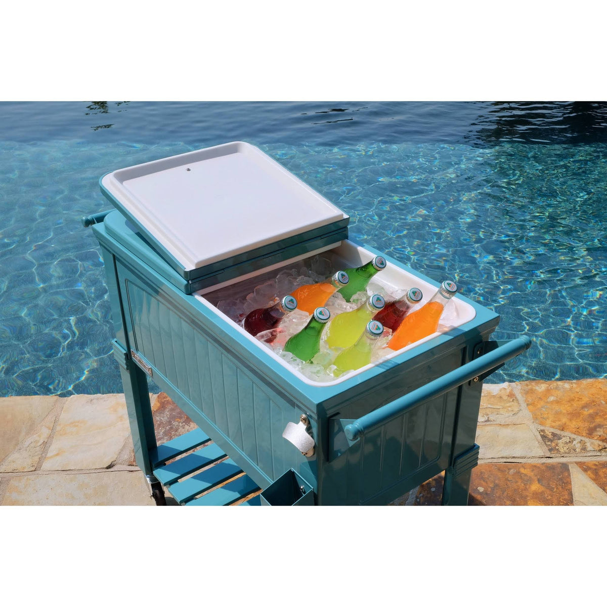 Portable Rolling Patio Cooler 80 qt. X878