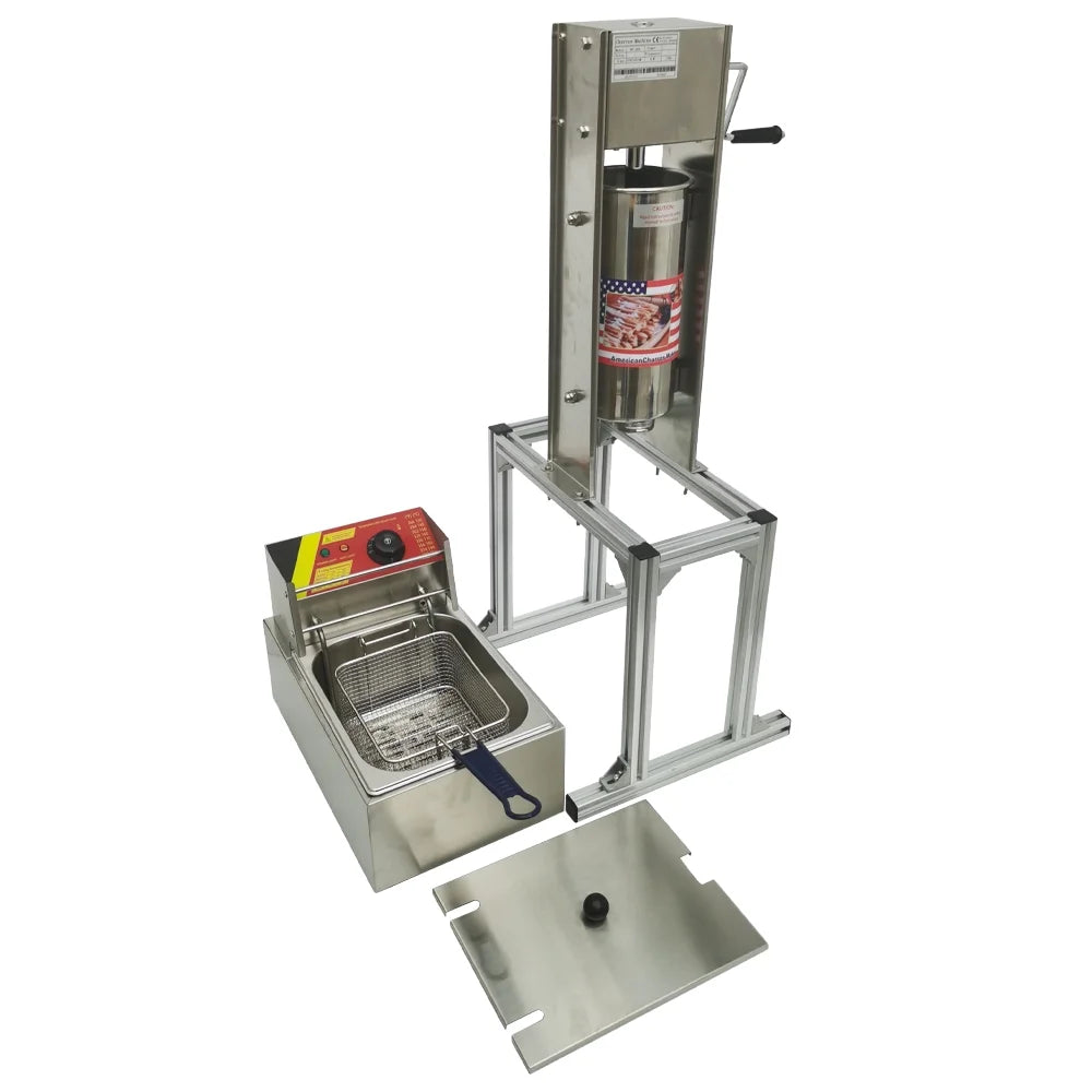 5L Vertical Manual Churrera with Deep 6L Fryer S726674