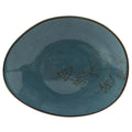 Azure 12x22 x 9 3/4x22 China Ellipse Plate - 12/Case P9669