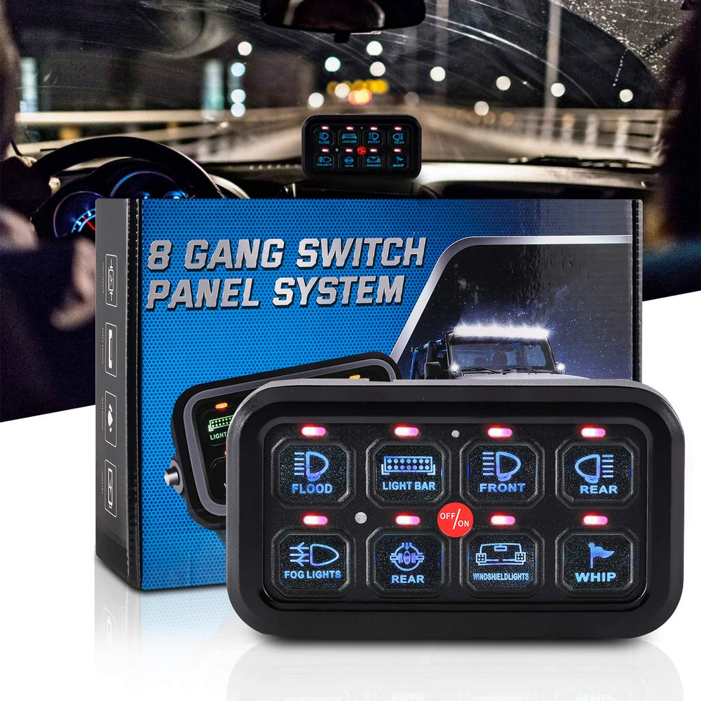 8 Gang Universal Switch Controller Panel Touch Screen Circuit Control Box B9536