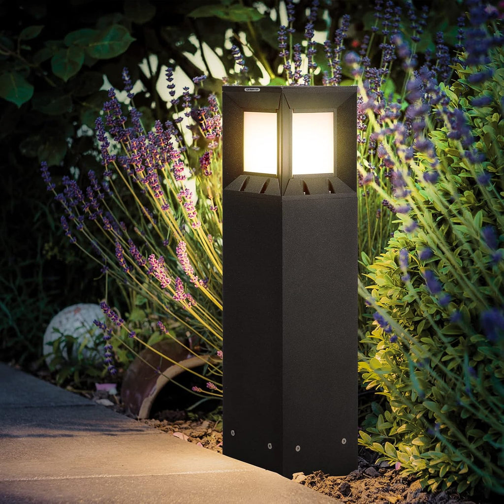 Solar Landscape Path Light, 32 Inches Outdoor Bollard Lighting Y79824