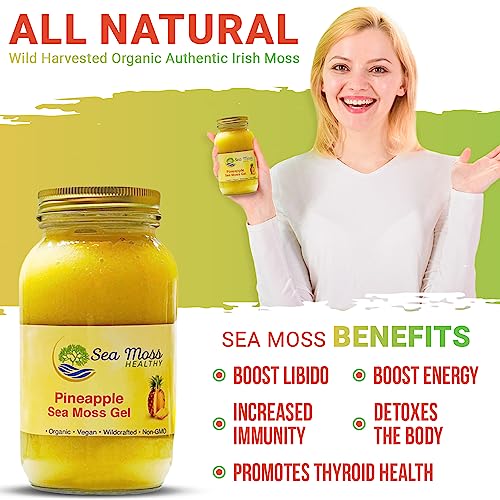 Wild Harvested Organic Irish Sea Moss Gel (Mango) Q765