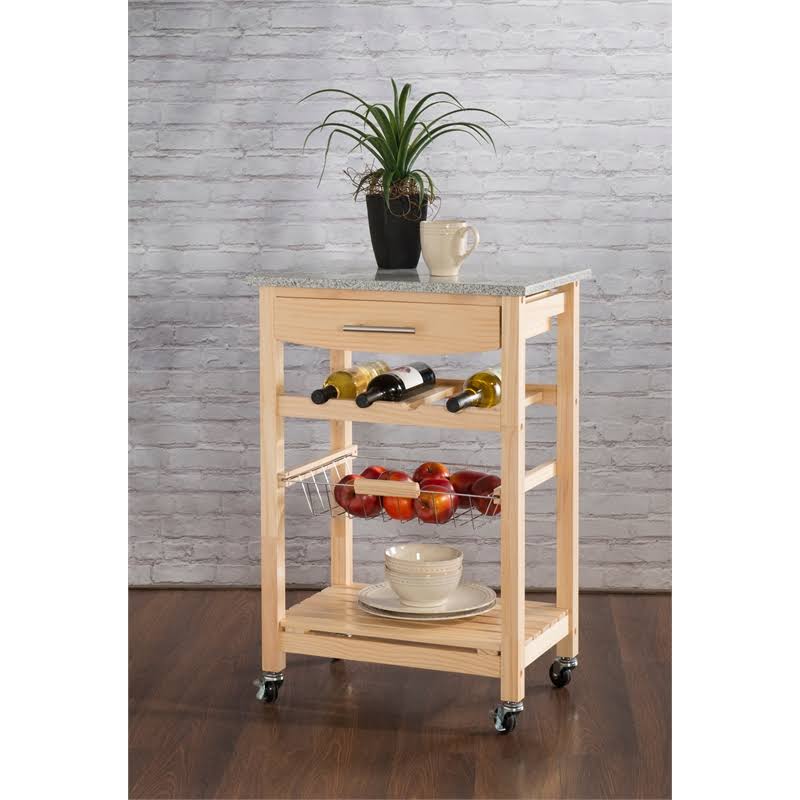Granite Top Kitchen Cart O17216