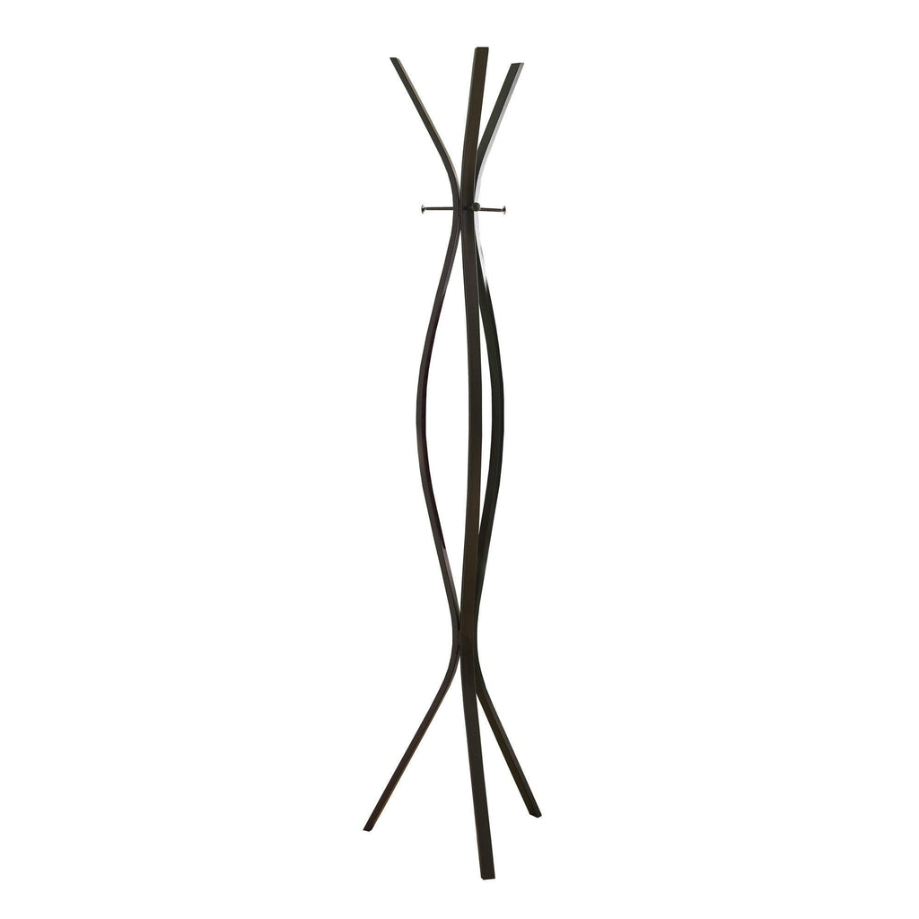 Brown Metal Coat Rack Q576
