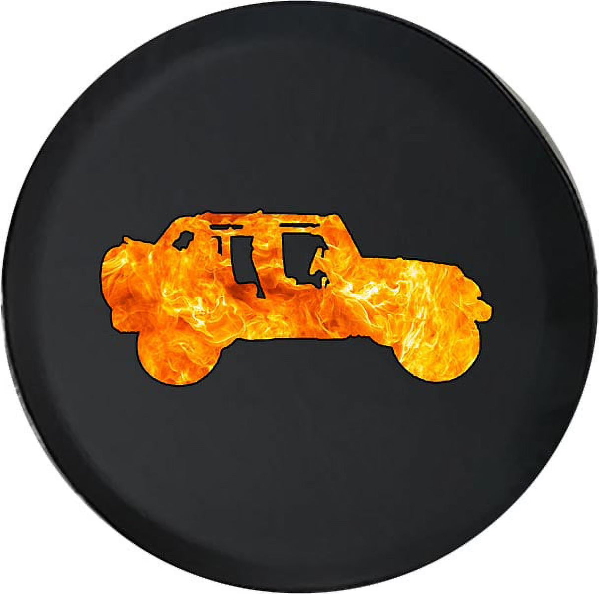 Black 28 Inch Tire Covers V6635