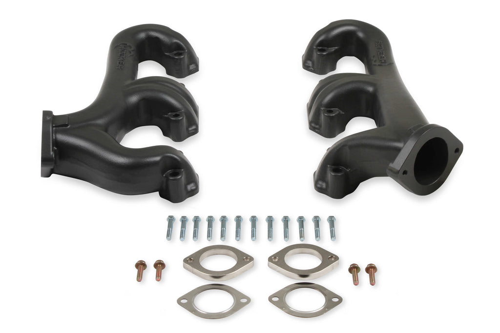 Cast Iron Exhaust Manifolds Black Ceramic Coated E422057