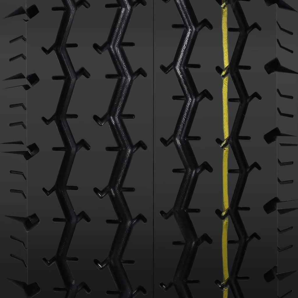 4.80-8 Trailer Tires with 8'' Rims, 4 Lug on 4'', Load Range C, 6PR A1589