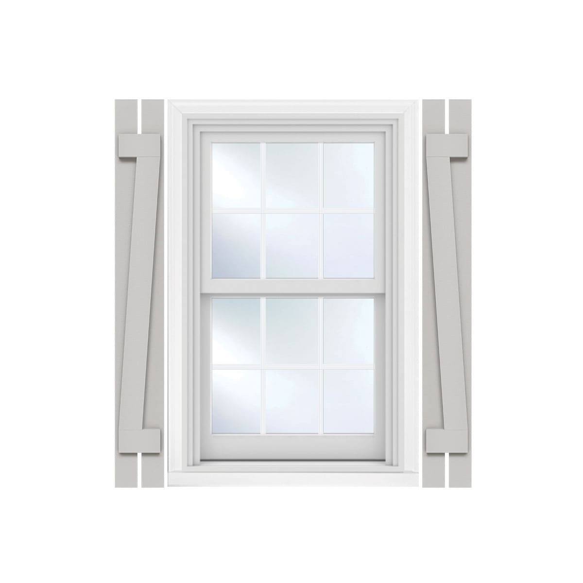 Rustic Faux Wood Shutters (Per Pair) O92183