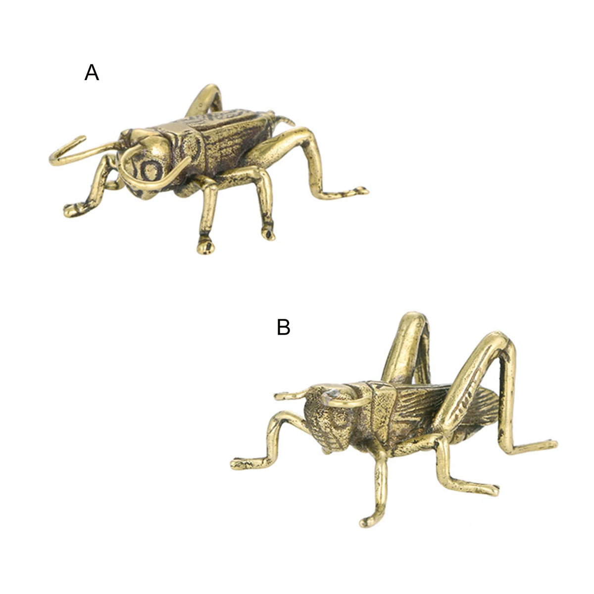 Brass Cricket Statue Desktop Ornament K6129