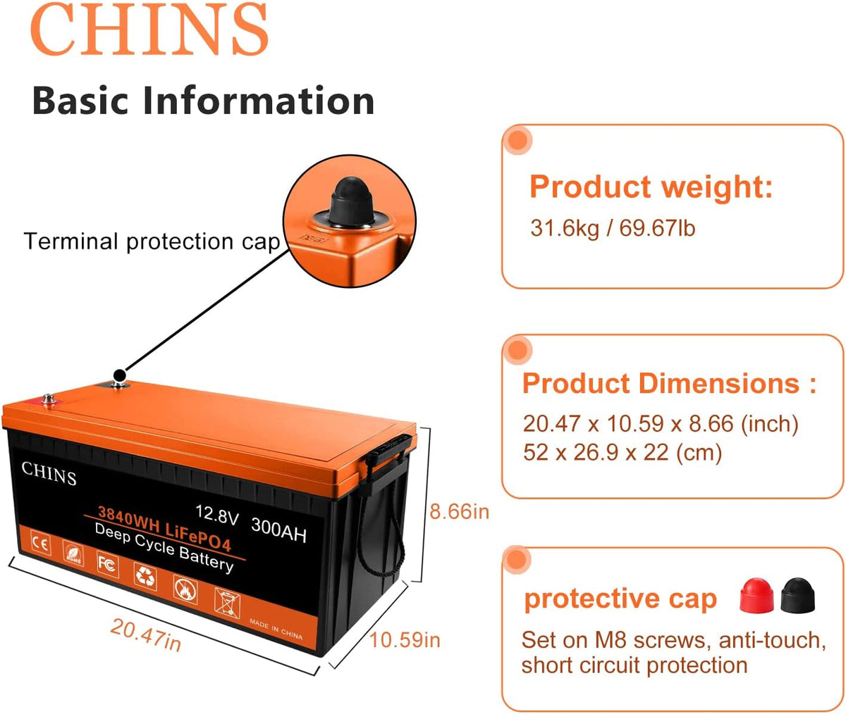 24V 200Ah Lithium Battery with 200A BMS Q34574