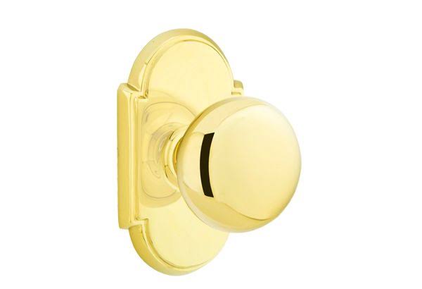 Polished Brass Passage Set with Rosette G78450