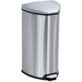 Stainless Steel Trash Can with Flip Lid and Foot Pedal P3608