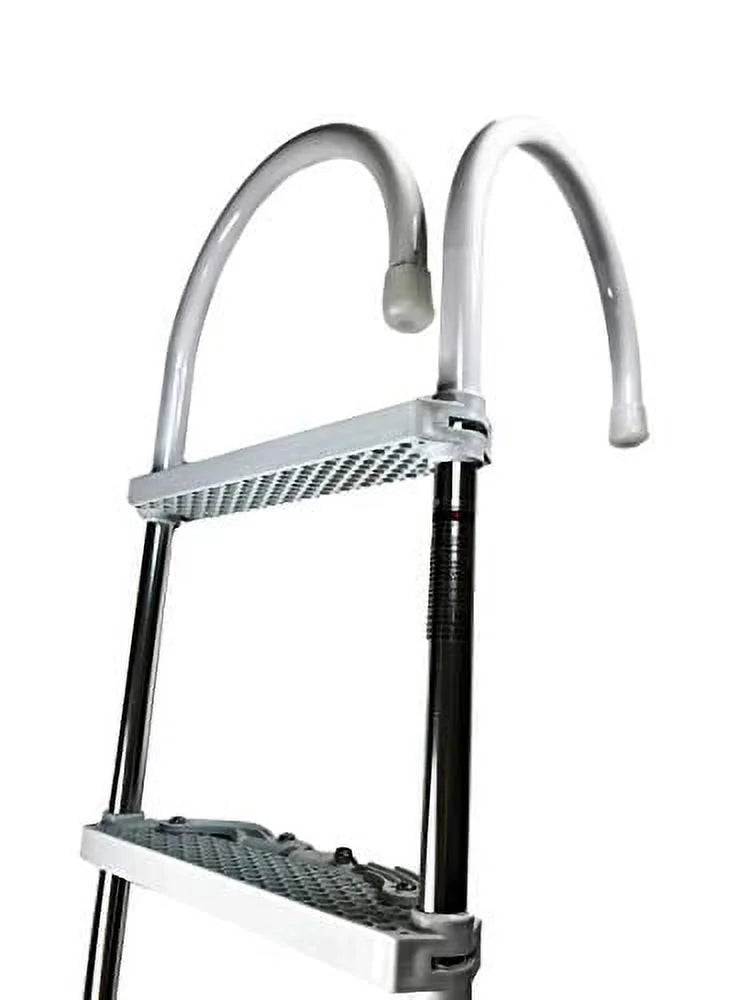 White 3 Steps Swim Boarding Ladder C7261