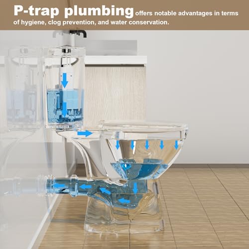 Rear Outlet Toilet With 19 Inch Tall Toilet Bowl & Tank S1157