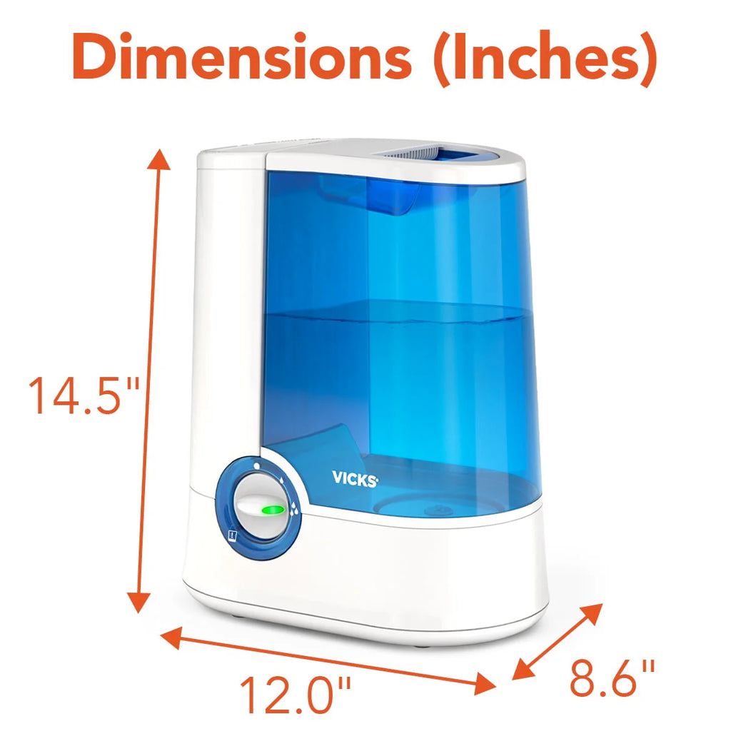 Blue Warm Mist Humidifier Y67647