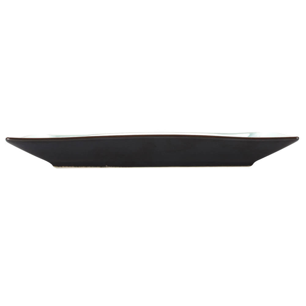 5-Inch Lake Water Blue Square Plate Q55258