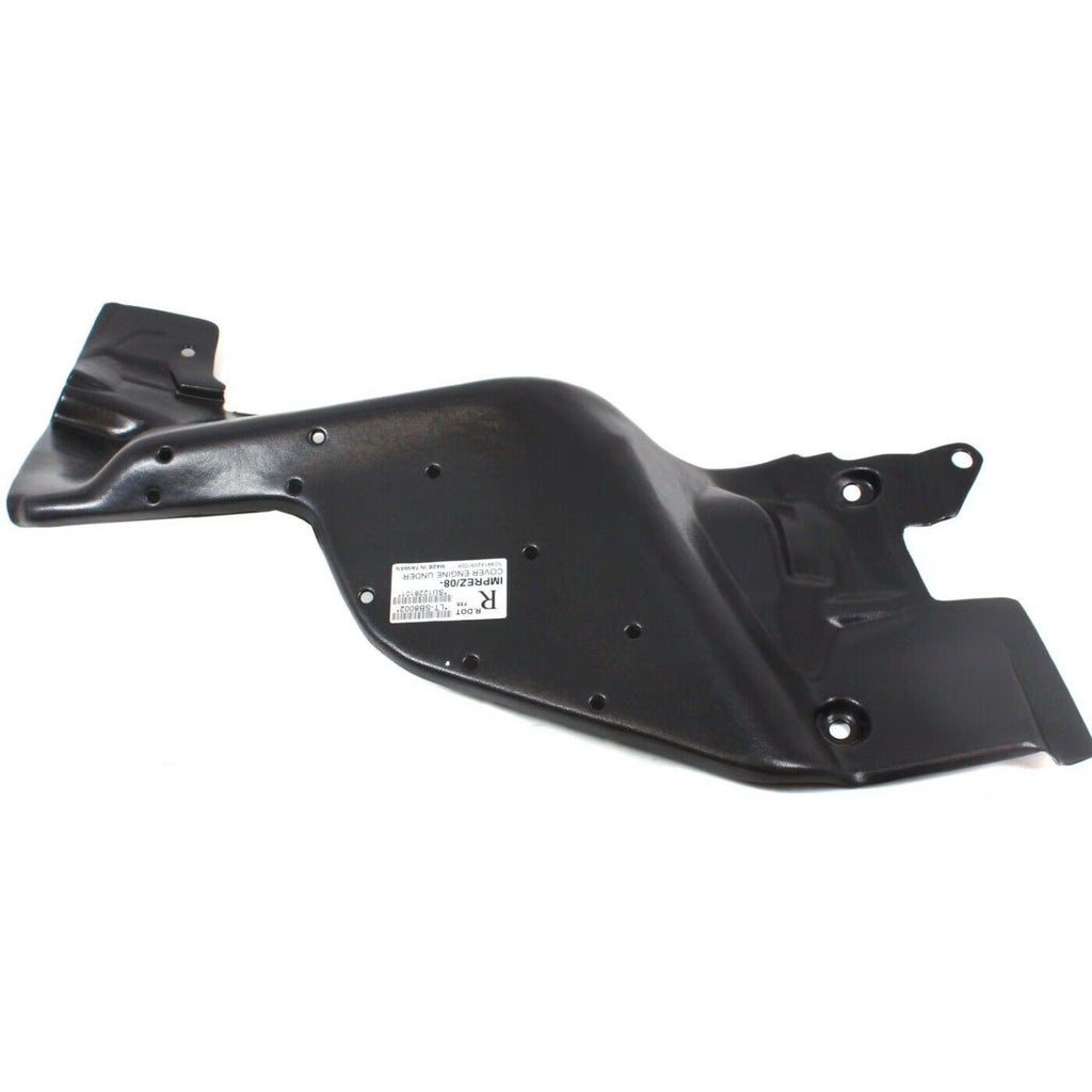 Passenger Side Engine Splash Shield For Subaru 2008-2011 Impreza X850143