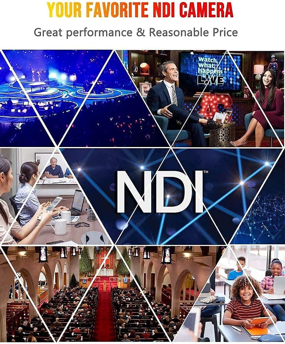 NDI HX2 PTZ Camera with 20X Zoom F122693