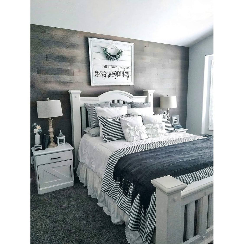 Oak Wooden Wall Planks, Peel and Stick, 3x22, 20 Sq. ft. Y833