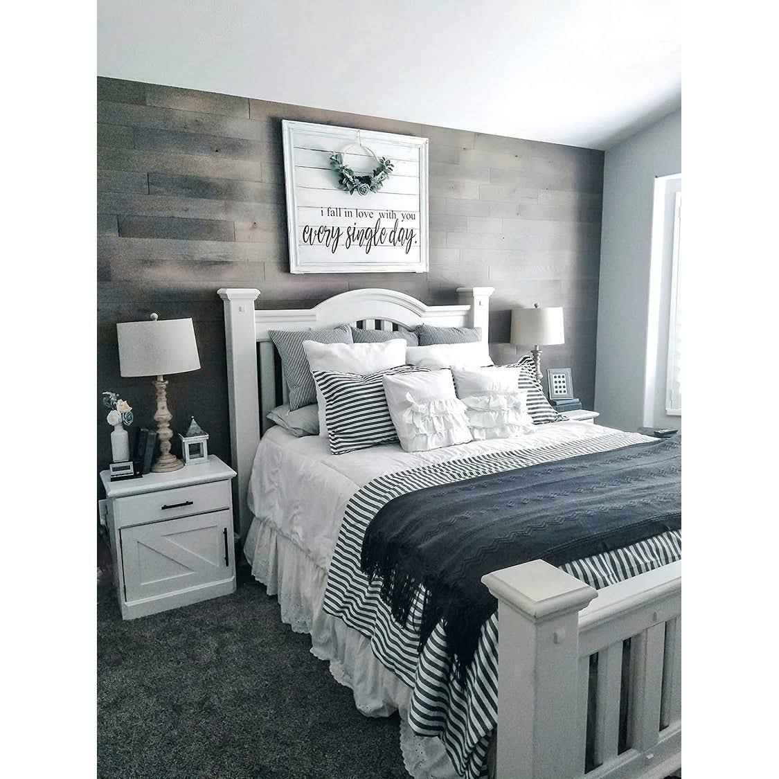Oak Wooden Wall Planks, Peel and Stick, 3x22, 20 Sq. ft. Y833