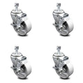 Semi Steel Swivel Caster with Top Lock Brake I90304