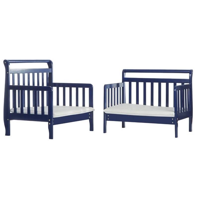 Royal Blue 3-in-1 Convertible Toddler Bed V1150